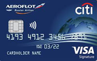 Ситибанк — Карта «Аэрофлот» Visa Classic рубли