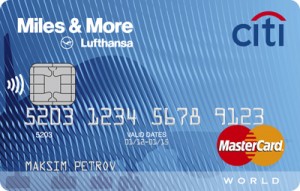 Ситибанк — Карта «Miles & More» MasterCard World рубли