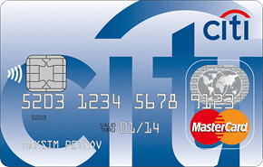 Ситибанк — Карта «Citibank MasterCard» MasterCard Standard рубли