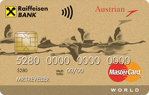 Райффайзен Банк — Карта «Austrian Airlines MasterCard World» рубли