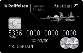 Райффайзен Банк — Карта «Austrian Airlines MasterCard World Black Edition» рубли