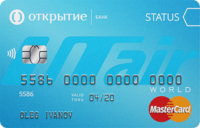 Открытие — Карта «UTair Базовый» MasterCard World