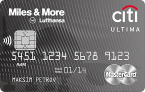 Ситибанк — Карта «Citi Ultima Miles & More» MasterCard World Elite рубли