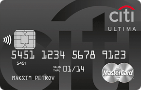 Ситибанк — Карта «Citi Ultima» MasterCard World Elite рубли