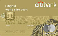 Ситибанк — Карта «CitiGold» MasterCard World Premium рубли