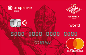 Открытие - Карта «Гладиатора Оптимальный» MasterCard World рубли