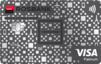 Росбанк — Карта «Сверхкарта+» Visa Platinum доллары