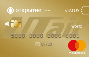 Открытие — Карта «UTair Золотая» World MasterCard рубли