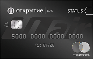Открытие — Карта «UTair Премиальная» World MasterCard Black Edition рубли