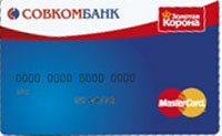 Совкомбанк — Карта «Идентификационная Золотая корона» MasterCard Unembossed рубли