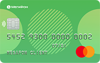 Банк Раунд — Карта «МегаФон» MasterCard рубли