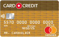Кредит Европа банк — Карта «CARD CREDIT GOLD» Masterсard рубли