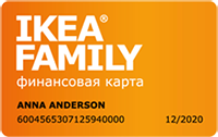 Кредит Европа банк — Карта «Финансовая IKEA FAMILY» рубли