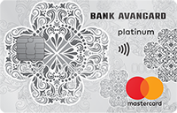 Банк Авангард — Карта «Mastercard Platinum» Mastercard Platinum доллары