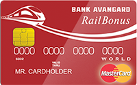 Банк Авангард — Карта «Mastercard World Railbonus» Mastercard World рубли