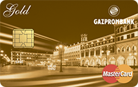 Газпромбанк — «Золотая карта» MasterCard Gold рубли