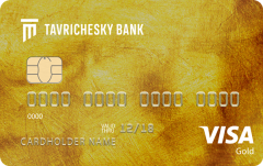 Таврический Банк — Карта «Зарплатная» Visa Gold PayWave рубли