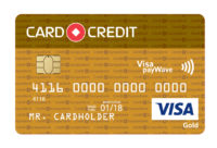 Кредит Европа банк — Карта «CARD CREDIT GOLD» Visa Gold рубли