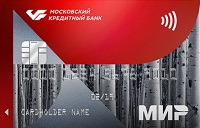 Московский кредитный банк – Карта 