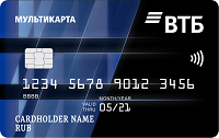 ВТБ – Мультикарта Цифровая рубли