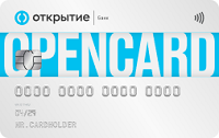 Открытие – Карта Рефинансирования Opencard Visa Gold рубли