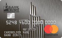 Банк Зенит – Карта развлечений Mastercard Platinum рубли