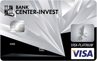 Банк Центр-Инвест – Карта с классическим овердрафтом Visa Platinum рубли