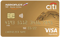 Ситибанк — Карта Аэрофлот-Ситибанк Премиум Visa Signature рубли