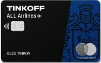 Тинькофф Банк — Карта «All Airlines» MasterCard Black Edition рубли