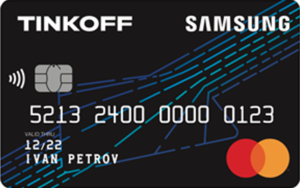 Тинькофф Банк — Карта «Samsung» MasterCard Standard рубли